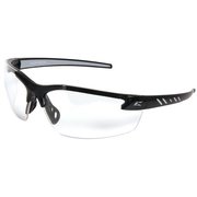 EDGE NonPolarized Safety Glasses, Unisex, Polycarbonate Lens, Half Wraparound Frame, Nylon Frame DZ111-G2/DZ111